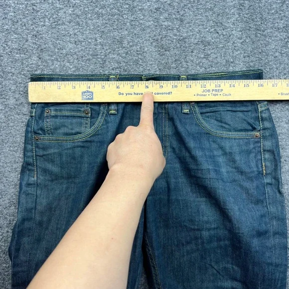 Levi's 511 Slim Fit Jeans Mens 30x32 Blue Fits 32x30 Dark Wash Stretch Denim - Picture 3 of 16